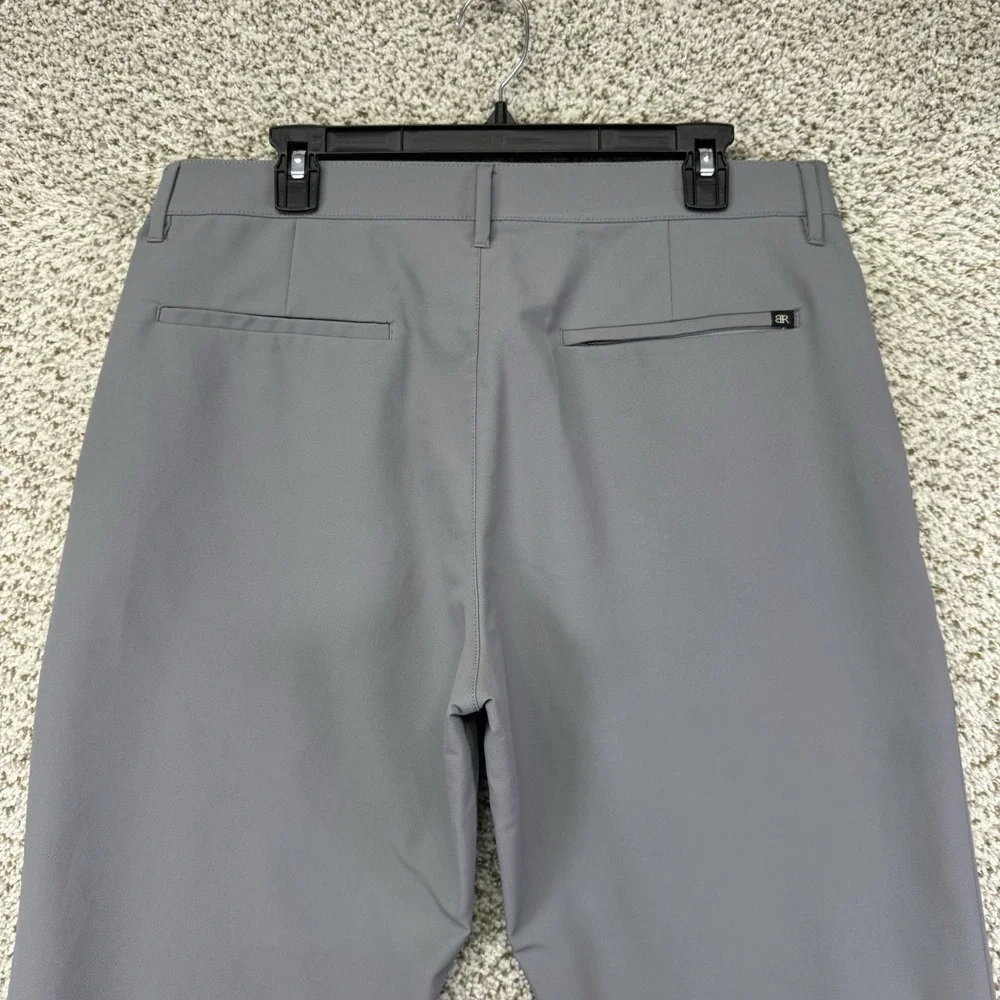 Banana Republic Golf Pants Mens Size 34x30 Gray Performance Stretch Tapered Golf